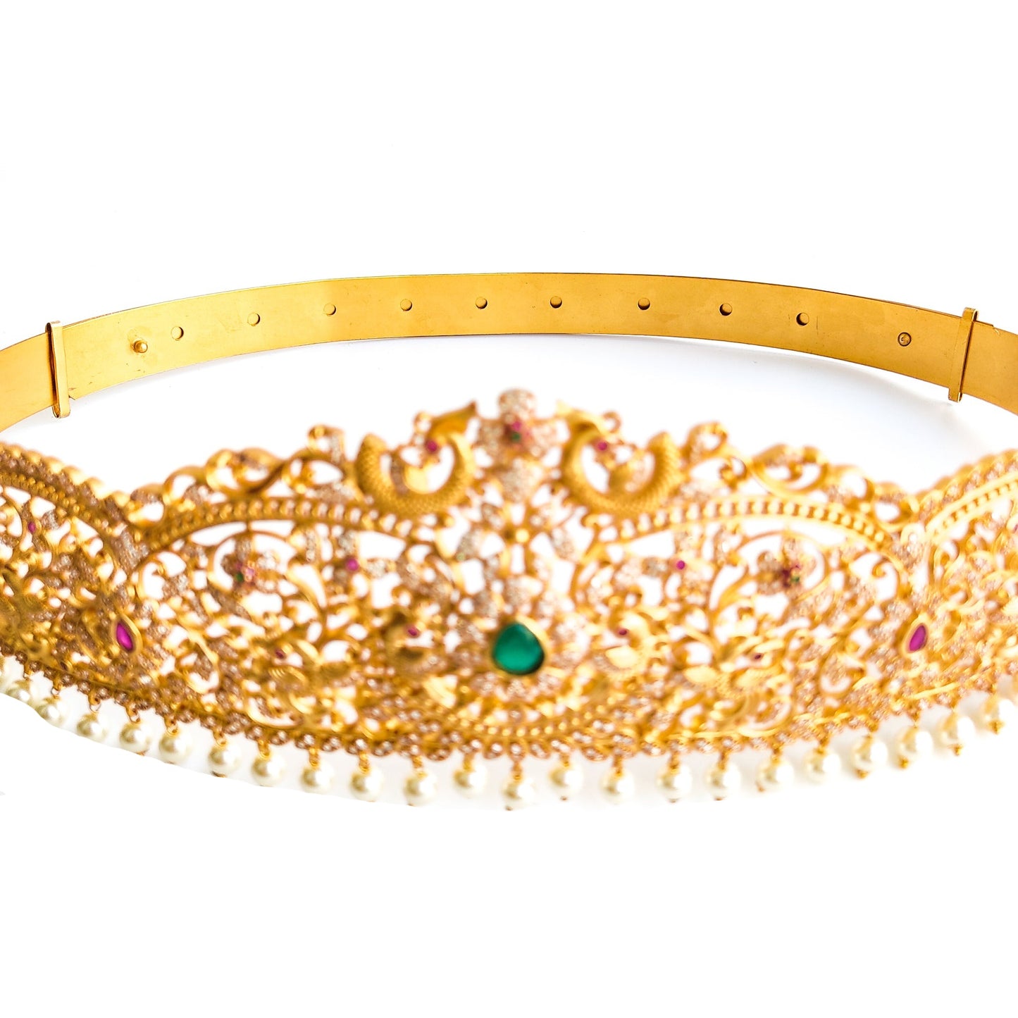 White stone bridal hip belt and waist belt for sarees with price