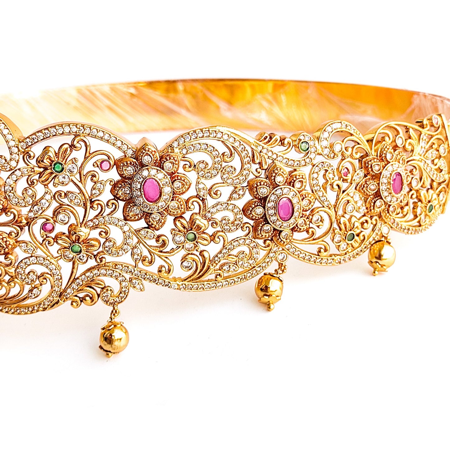 Stone bridal hip belt and waist belt for sarees with price