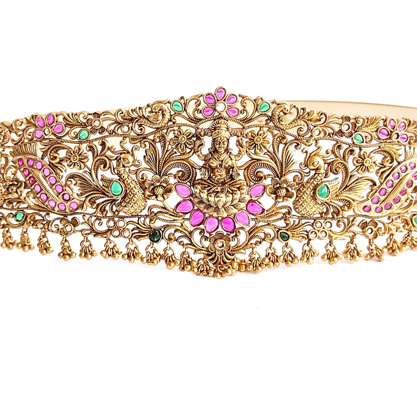 Designer gold bridal hip belt and waist belt for sarees with price