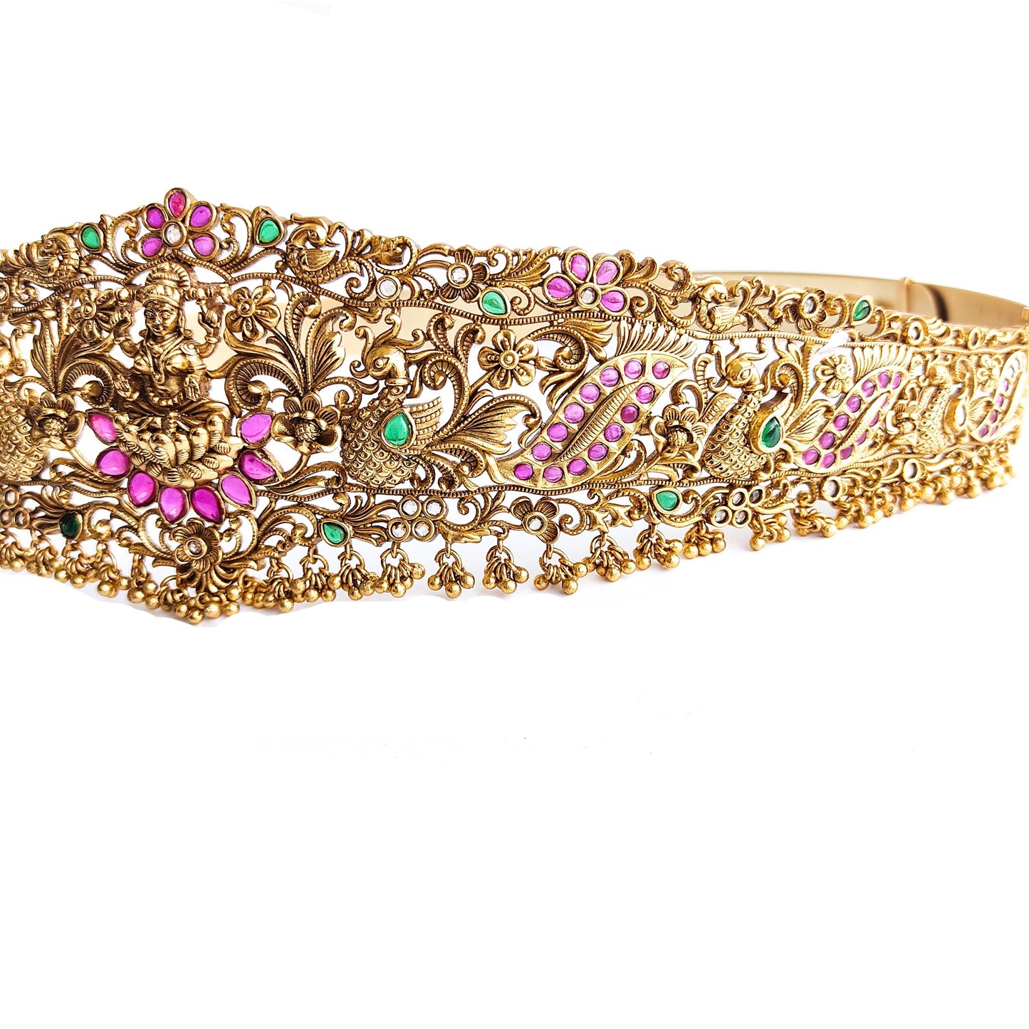 Designer gold bridal hip belt and waist belt for sarees with price