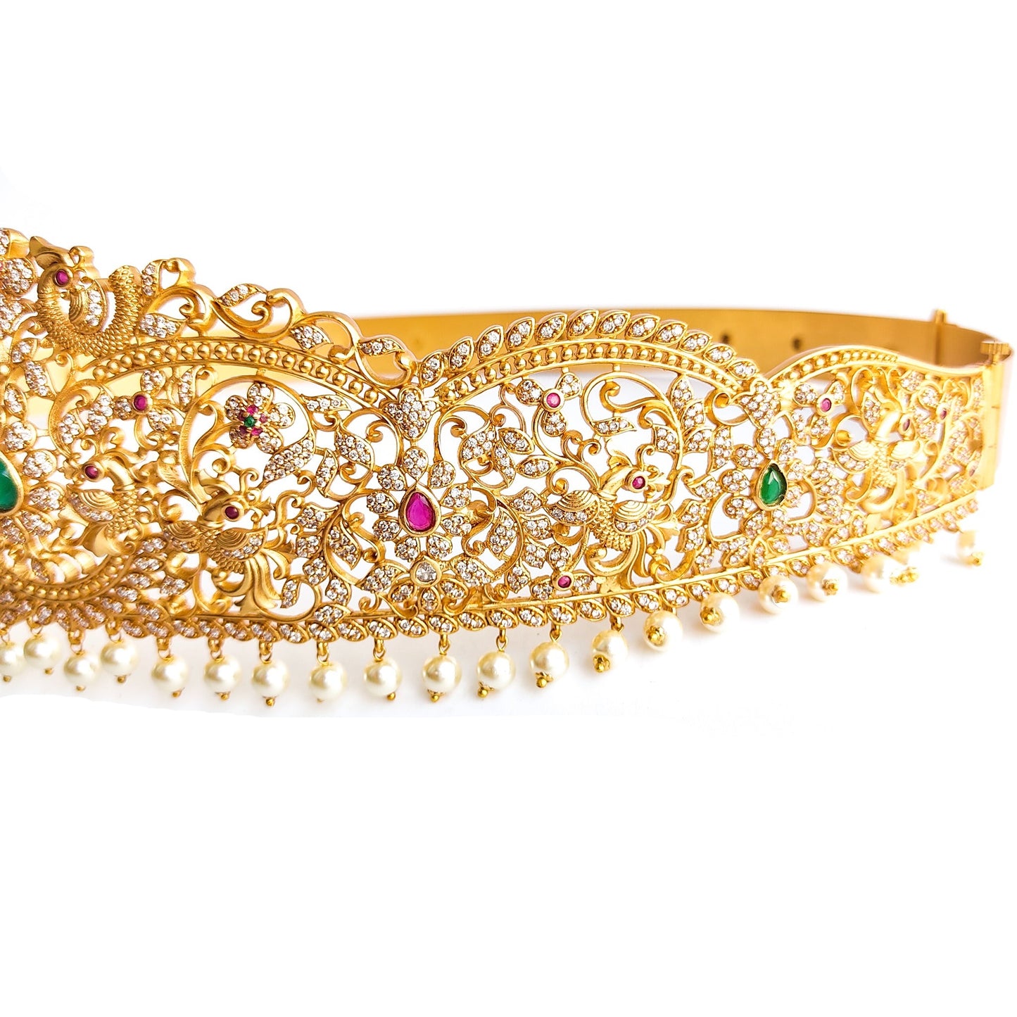 White stone bridal hip belt and waist belt for sarees with price