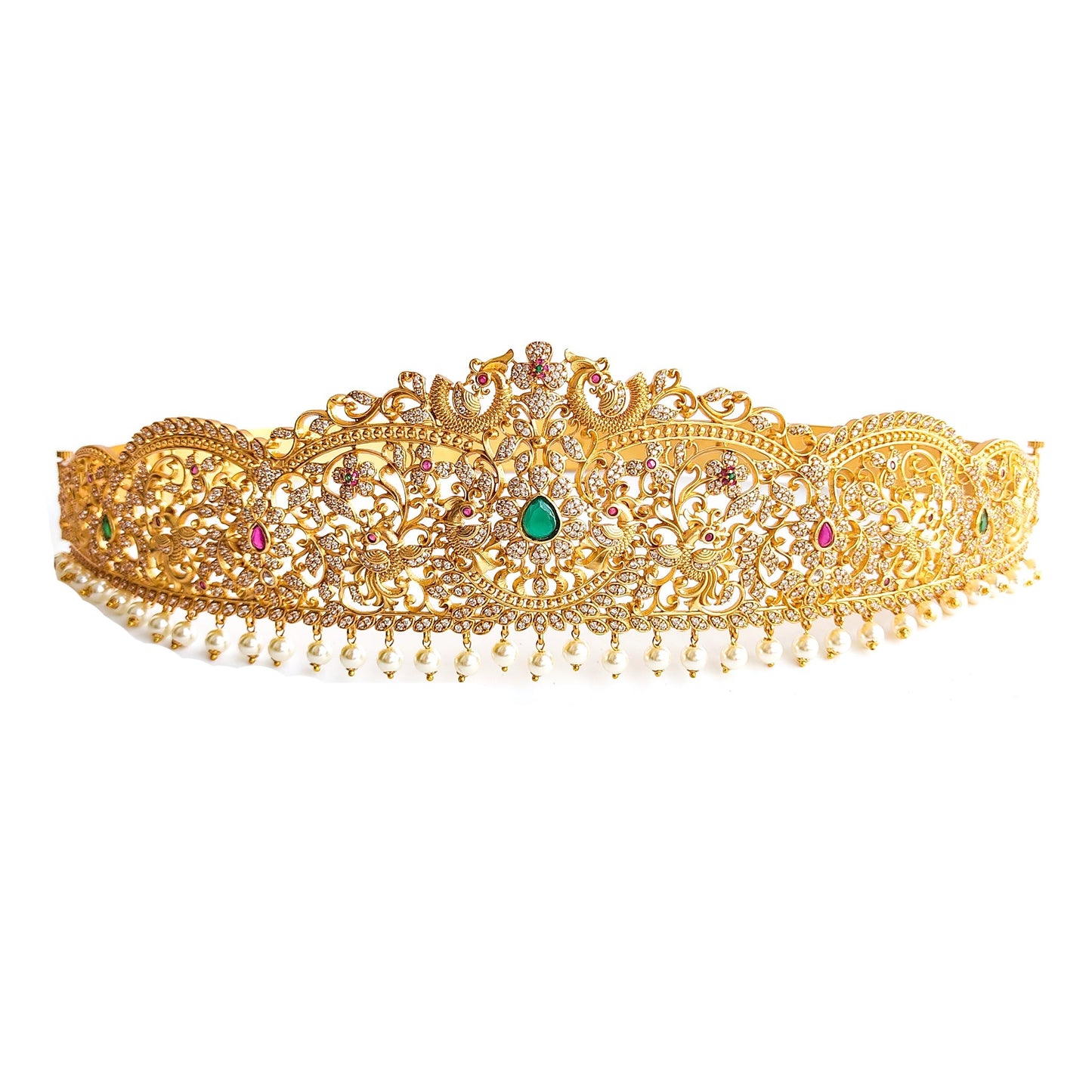 White stone bridal hip belt and waist belt for sarees with price