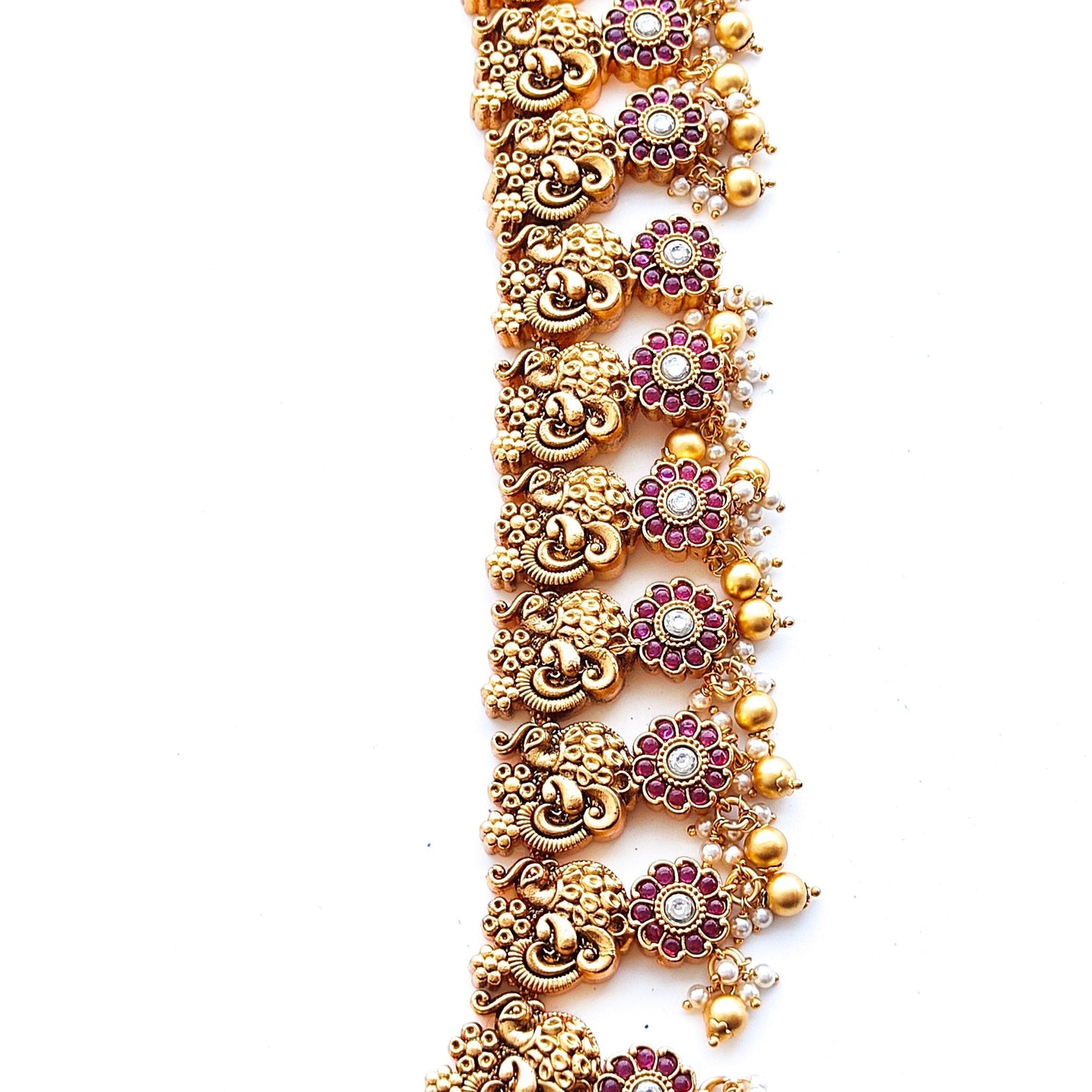 antique long necklaces wedding jewellery
