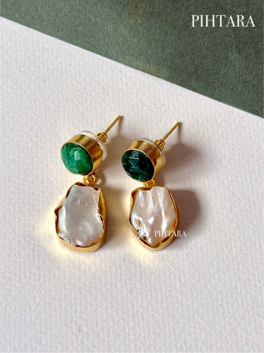 Pearl earrings