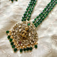 Shop Green Victorian necklace set online 