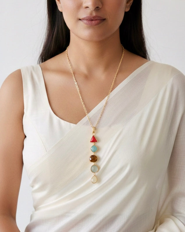 Statement Natural Stone pendants