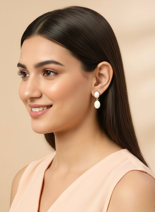 Pearl earrings