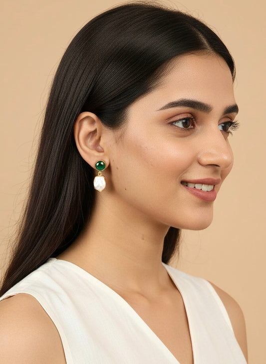 Pearl earrings