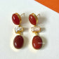 Carnelian earrings