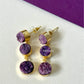 Amethyst earrings
