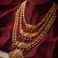 Gold-plated Bridal jewellery necklace set 