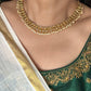 Gold-plated Pearl Necklace Set