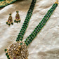 Shop Green Victorian necklace set online 