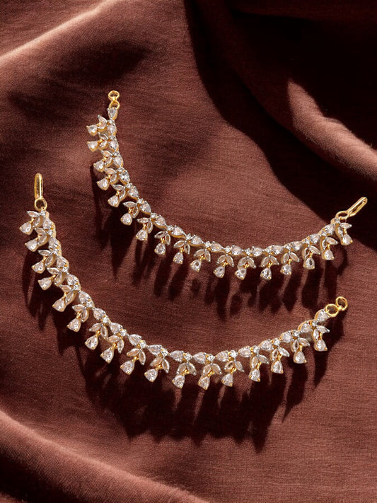 Diamond zircon ear chain mattil for women online