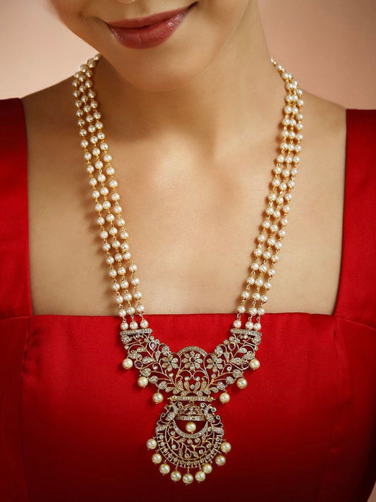 Pearl Necklace Set - PA083L22