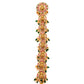 Short antique gold jadai for short stylized braid hair style