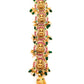 Short antique gold jadai for short stylized braid hair style