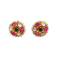 Jadau kundan pendant long necklace jewellery set for women