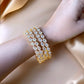 Gold-plated kundan bangles for women