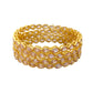 Gold-plated kundan bangles for women