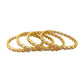 Gold-plated kundan bangles for women