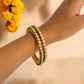 set of 4 vilandi kundan bangles for women