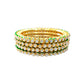 set of 4 vilandi kundan bangles for women