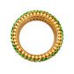 set of 4 vilandi kundan bangles for women