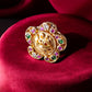 Gold-plated antique finger ring for women online