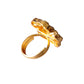 Gold-plated antique finger ring for women online
