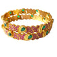 Red kemp stone bangles for women