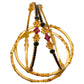 thin green stone bangles for women