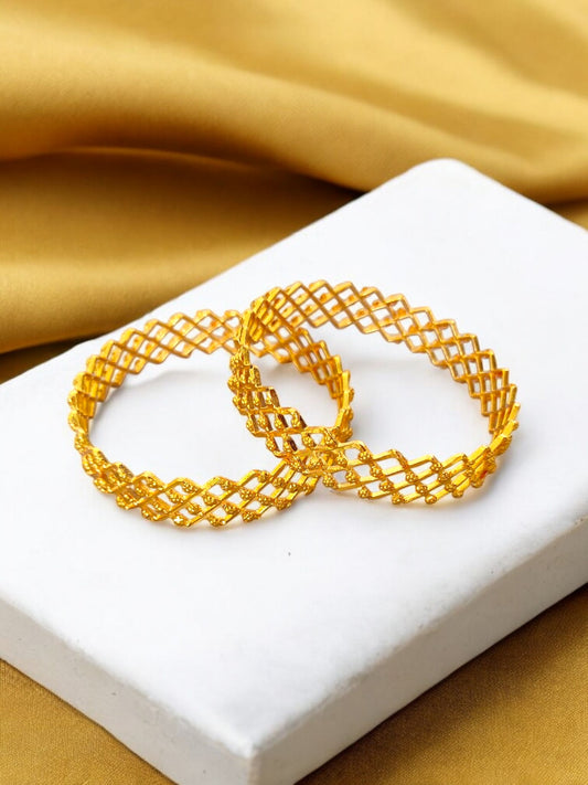Gold Bangles - PA028B22