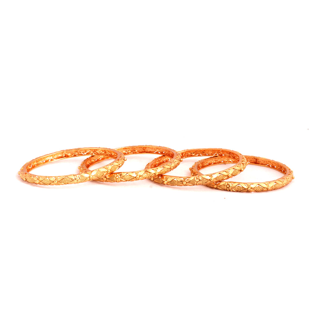 Buy Gold Plated Bangles Online in India