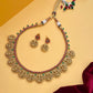 Antique coin necklace with lakshmi motifs