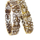 victorian oxidised gold bangles temple bangles