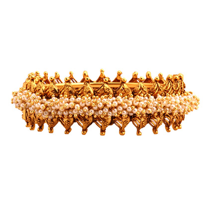 pearl gold bangles