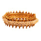 pearl gold bangles