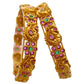 Antique Gold Temple jewellery Bangles for women