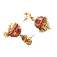 Gold plated Temple Bridal Choker Set for women 