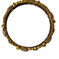 victorian polish bangles with elephant design and green stones