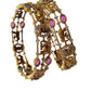 victorian polish bangles with elephant design for women