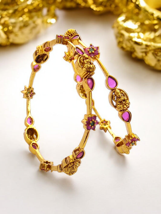 Temple Gold-plated bangles for women