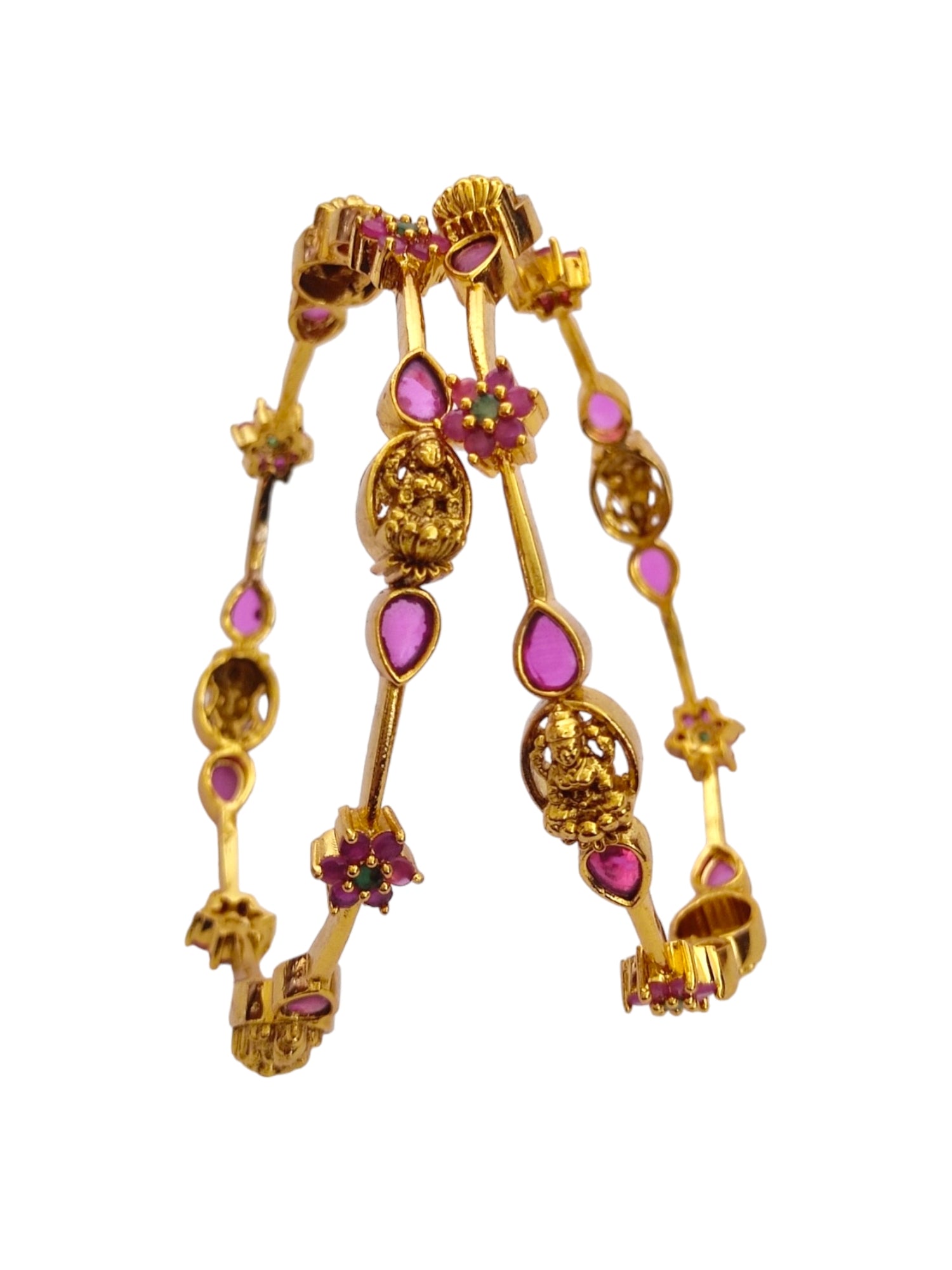 Temple Gold-plated bangles for women