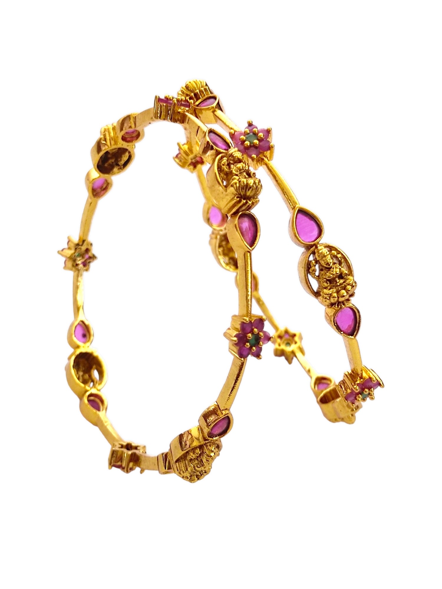 Temple Gold-plated bangles for women