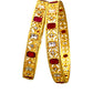 kundan bangles with red stones