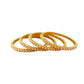 Set of 4 pearl bangles for women