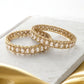 Mehendi polish kundan bangles for women