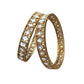 Mehendi polish kundan bangles for women