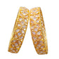 Gold-Plated Kundan Bangles